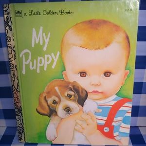 Vintage A Little Golden Book "My Puppy"